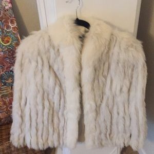 Gorgeous blue fox jacket!